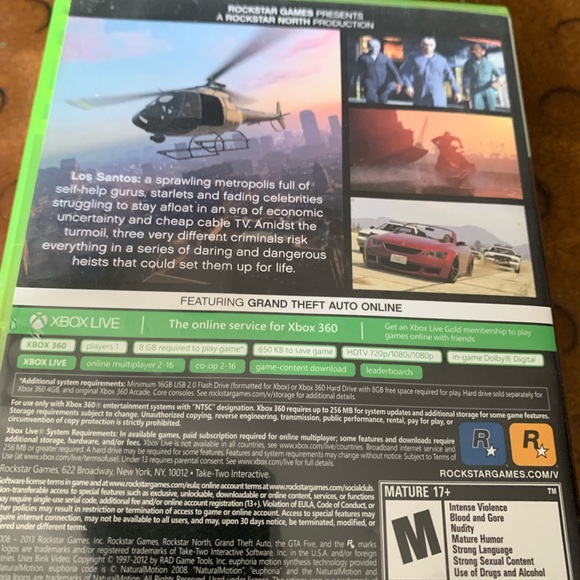 Grand Theft Auto V 5 Xbox game - Picture 6 of 6